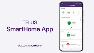 Take a tour of the TELUS SmartHome application  TELUS [upl. by Charron571]