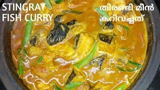 STINGRAY FISH CURRYTHIRANDI CURRYNADAN KERALA STYLE FISH CURRY [upl. by Mickie302]