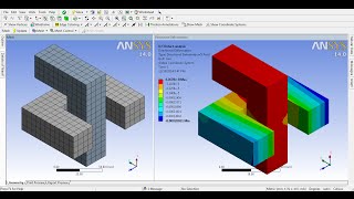 ANSYS Workbench Tutorial Video  BeginnerExpert  Contact Non Linear Frictional FE Analysis  GRS [upl. by Hak610]