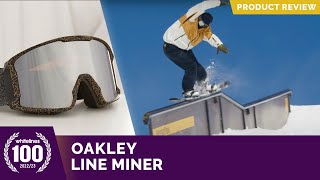 Oakley Line Miner 2023 Snowboard Goggles Review [upl. by Milburt444]