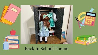 Dressing my American Girl Dolls for Backwards Day [upl. by Euqimod]