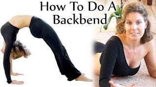 Backbend Stretches Beginners Yoga Flexibility Challenge Tutorial How To Do A Backbend [upl. by Eirelam]