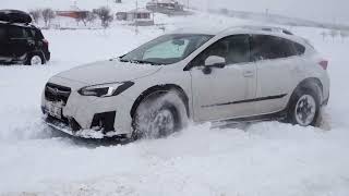 Subaru XV vs Toyota Rav4 I Icy Deep Snow OffRoad I 4K [upl. by Sapphire]