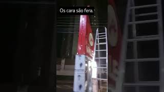 Totem e estruturas para painel led memes risos vlogs welding [upl. by Olimac]