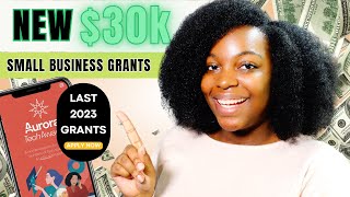 NEW 30K SMALL BUSINESS GRANTS  LAST GRANTS OF 2023  APPLY TODAY [upl. by Kelci845]