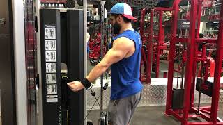 Standing Crucifix Lateral Raises [upl. by Enilaf]