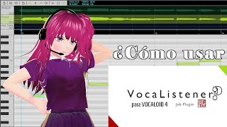 【Tutorial Vocaloid】Cómo usar Vocalistener en español con figuras y palitos [upl. by Ened]