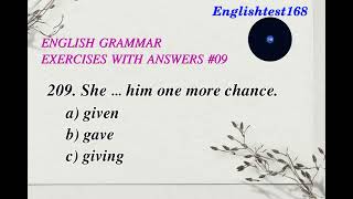 Test Grammar English 09 [upl. by Lukin]