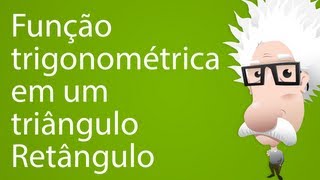 Função trigonométrica em um triângulo retângulo [upl. by Gassman]