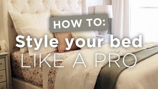 How To Style Your Bed Like a Pro [upl. by Yar]