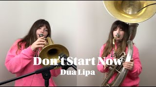 Dont Start Now by Dua Lipa Tuba and Trombone Duet [upl. by Imray]