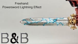 How to paint Power Swords Lightning Effect [upl. by Hada965]