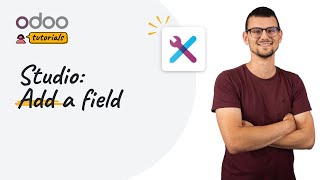 Add a field  Odoo Studio [upl. by Ellertal]