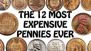 The 12 Most Expensive Pennies In US History [upl. by Enyrehtac86]