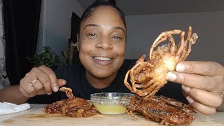 Fried Soft Shell Crabs 🦀 [upl. by Liamaj]