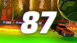 ROCKET LEAGUE INSANITY 87  BEST GOALS FREESTYLES ROCKET LEAGUE CLIPS [upl. by Davilman]