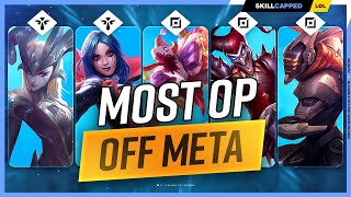 The 5 INSANE OFF META Picks STOMPING Challenger  League of Legends [upl. by Andryc826]