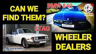 Wheeler Dealers Where Are They Now BMW 840 amp Triumph Stag [upl. by Lyreb475]