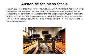 Introduction to Stainless Steel Metallurgy [upl. by Llyrat]