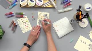 How to Watercolor with Gelatos  Erin Bassett with FaberCastell [upl. by Reeve245]