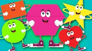 Shapes Song  Learn Shapes For Kids  Baby Learning Videos [upl. by Tan]