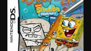 Spongebob Drawn to Life Ripped Soundtrack  Credits [upl. by Ahsinoj]