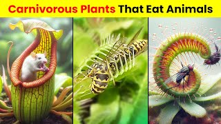 Carnivorous Plants That Eat Animals [upl. by Aicilyhp]