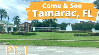 City of Tamarac Florida Neighborhood Driving Tour  Part 1 [upl. by Ahgiel]