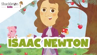 Isaac Newton  Biografía en cuento para niños  Shackleton Kids [upl. by Huntley]