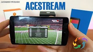 TV Acestream Arena4viewer no teu Android [upl. by Ahtoelc]