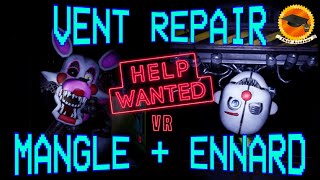 How to beat FNaF VR  Mangle  Ennard Vent Repair Walkthrough  FNaF Academy [upl. by Geiss854]