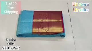 Exclusive Kanchipuram pure silk sarees [upl. by Long]