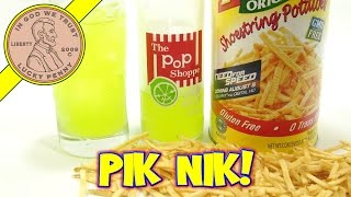 Pik Nik Shoestring Potatoes amp Lime Ricky Drink [upl. by Atikat]