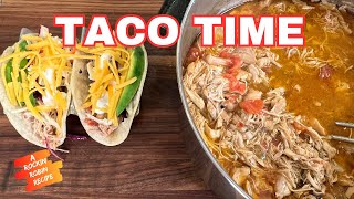 Shredded Mexican Chicken Easy Recipe for Tacos [upl. by Accber]