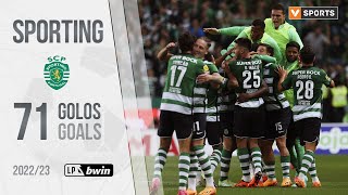 Sporting Os 71 golos na Liga 202223 [upl. by Maon]