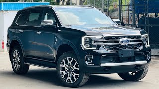 2024 Ford Everest Titanium 20L BiTurbo 4WD 10 AT  Interior and Exterior  Black Color [upl. by Furnary512]