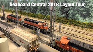 Seaboard Central 2018 Layout Tour [upl. by Rosella]