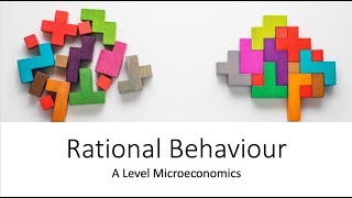 Rational Behaviour  A Level and IB Economics [upl. by Schlessinger448]