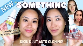 SOMETHINC Glowing Exfoliating Serum Baru Full Review  Pengalaman [upl. by Ezeerb751]