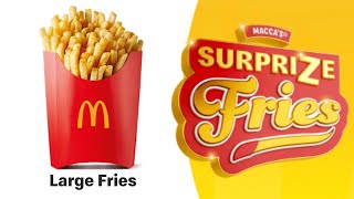 Checkout Basket Mcdonalds Surprize Fries [upl. by Chemosh]