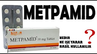 METPAMİD Tablet  Nedir Ne İşe Yarar Nasıl Kullanılır Yan Etkileri Nelerdir [upl. by Aivatahs]