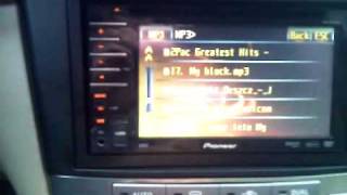 Pioneer AVHP3100DVD in Toyota Avensis T25 [upl. by Lodovico355]