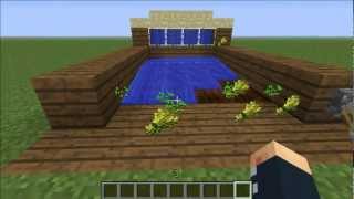 How to Make an Automatic Wheat Farm in Minecraft [upl. by Eadahc269]