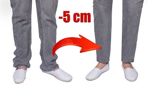 A new way how to hem jeans quickly and easily [upl. by Mignonne423]