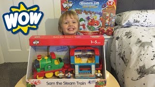 WOW Toys Sam the Steam Train and Wonderland Advent Calendar Unboxing Plus GIVEAWAY [upl. by Jareen]