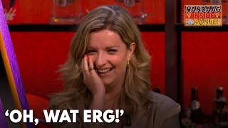 Merel Ek ziet beelden van zichzelf in reclamebreak ‘Oh wat erg’  VANDAAG INSIDE ORANJE [upl. by Kravits956]