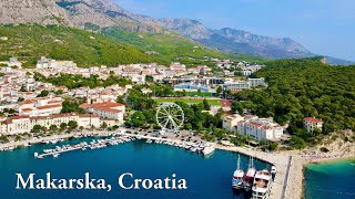 Makarska Croatia  beautiful drone view 4K [upl. by Fira]