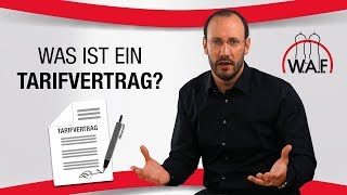 Tarifvertrag einfach erklärt Was ist ein Tarifvertrag  Betriebsrat Video [upl. by Hayimas]