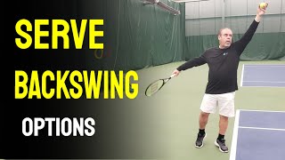 Serve Backswing Options [upl. by Inasah]