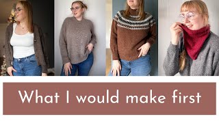 What I would make first for my knitted wardrobe  Karoline’s Knits [upl. by Ynavoeg314]